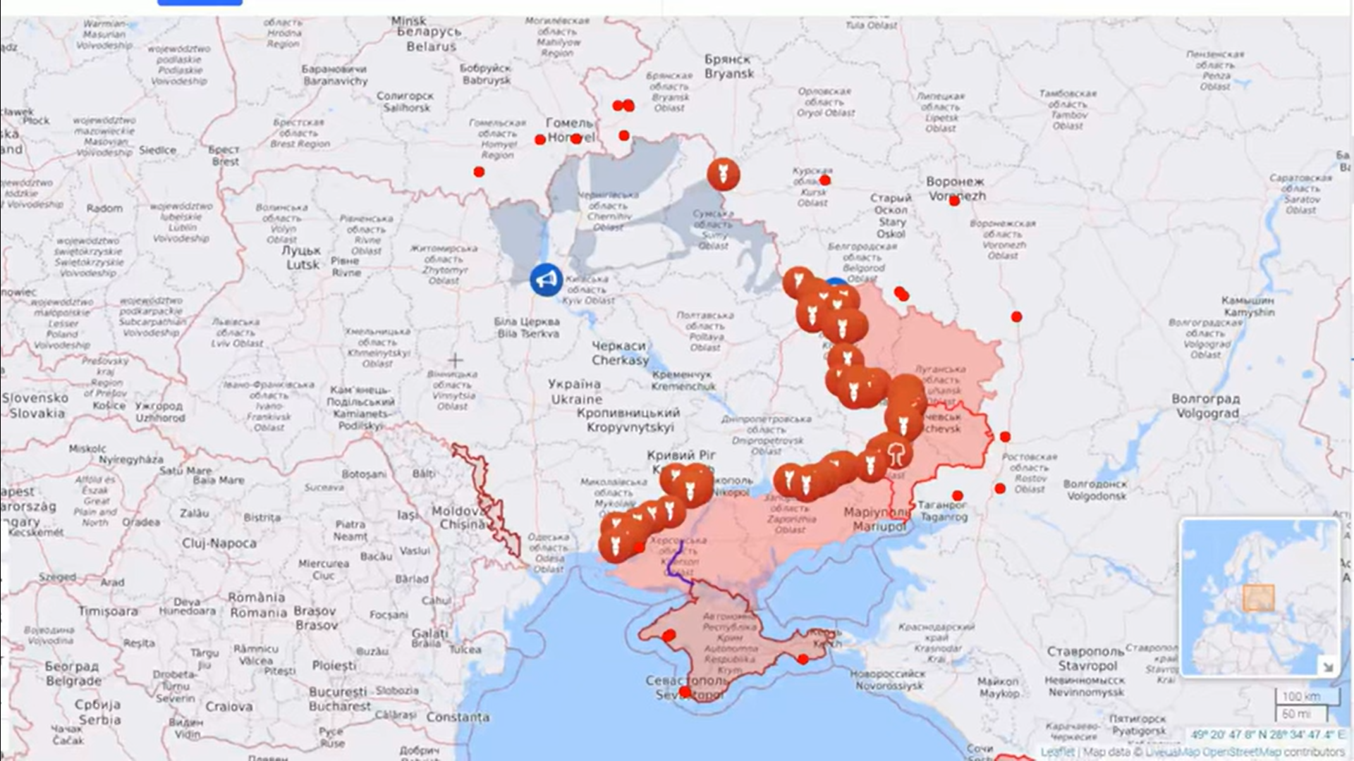 Освобожденные граница украины